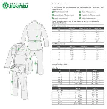 GI Sizing Guide and Fit Guide