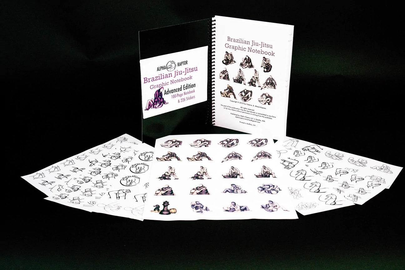 brazilian jiu-jitsu graphic notebook