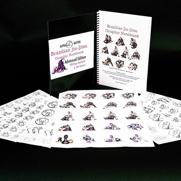 brazilian jiu-jitsu graphic notebook